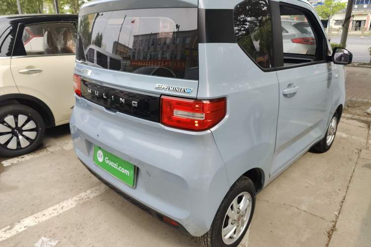 Used Wuling Hongguang MINIEV 2021 Macaron Fashion Model Lithium Iron Phosphate Rear Right 45 Deg