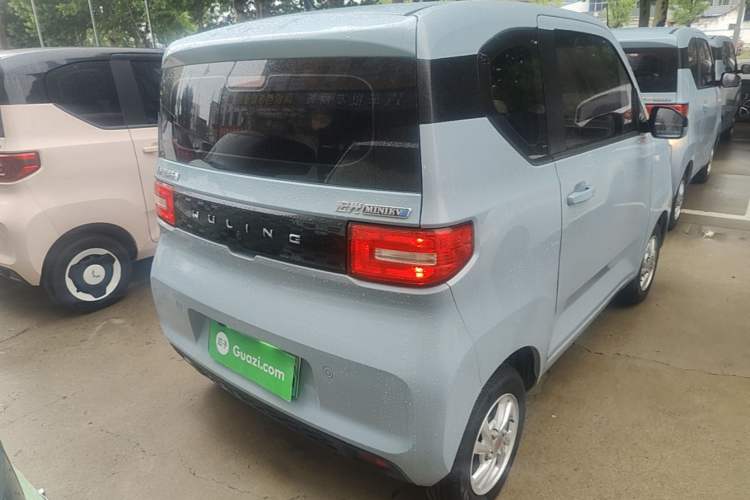 Used Wuling Hongguang MINIEV 2021 Macaron Fashion Model Lithium Iron Phosphate Rear Right 45 Deg