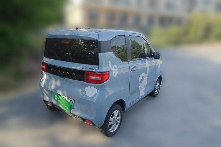 Used Wuling Hongguang MINIEV 2021 Macaron Fashion Model Lithium Iron Phosphate Rear Right 45 Deg