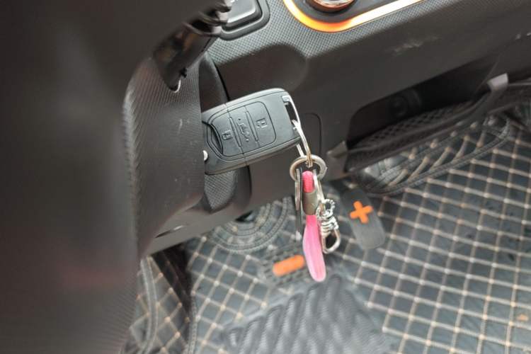 Used Wuling Hongguang MINIEV 2021 Macaron Fashion Edition Lithium-Ion Battery Vehicle Key
