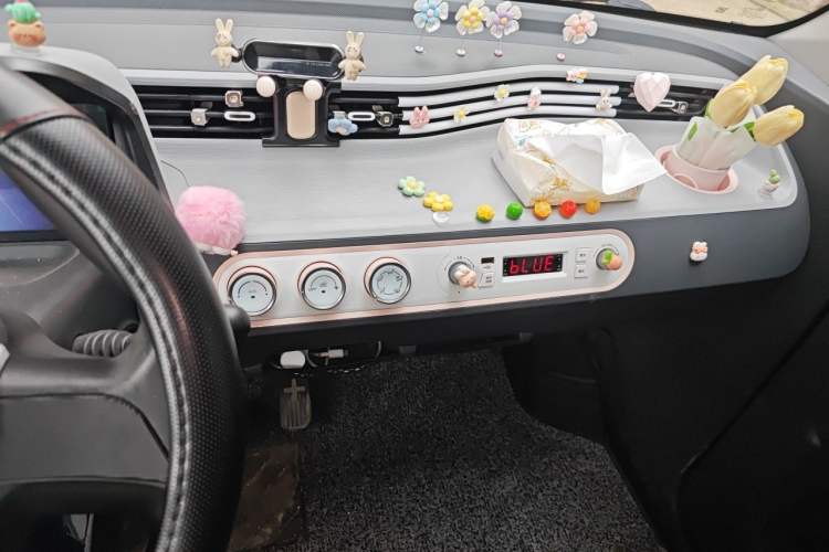 Used Wuling Hongguang MINIEV 2021 Macaron Sandwich Model 170 km Lithium Iron Phosphate Audio And AC Panel