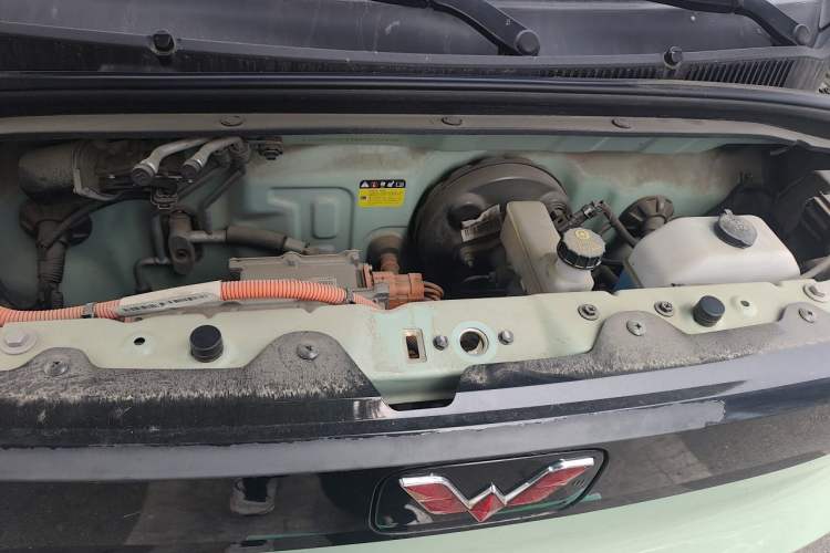 Used Wuling Hongguang MINIEV 2021 Macaron Premium Model – Lithium Iron Phosphate Engine Bay