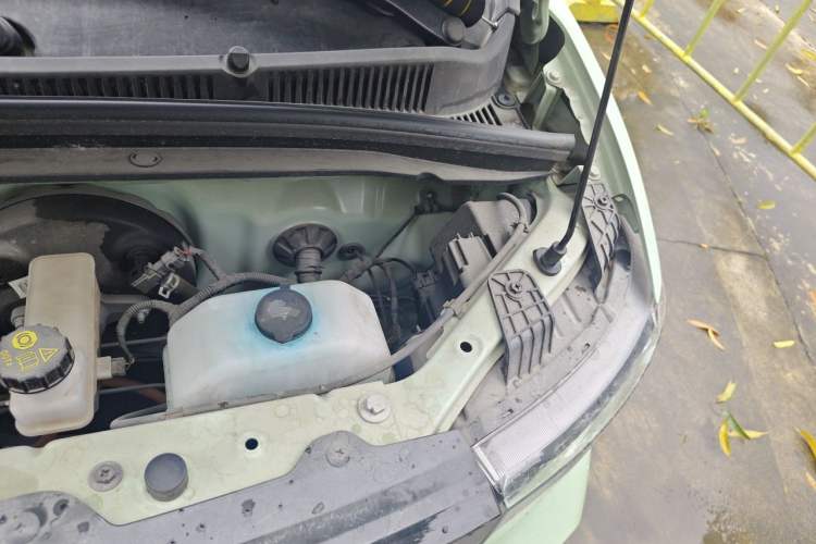 Used Wuling Hongguang MINIEV 2021 Macaron Fashion Model Lithium Iron Phosphate Engine Bay Left