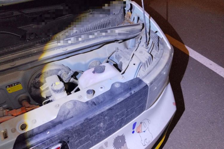 Used Wuling Hongguang MINIEV 2021 Macaron Fashion Model Lithium Iron Phosphate Engine Bay Left