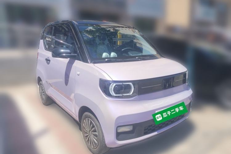 Used Wuling Hongguang MINIEV 2021 Macaron Fashion Model Lithium Iron Phosphate Front Right 45 Deg
