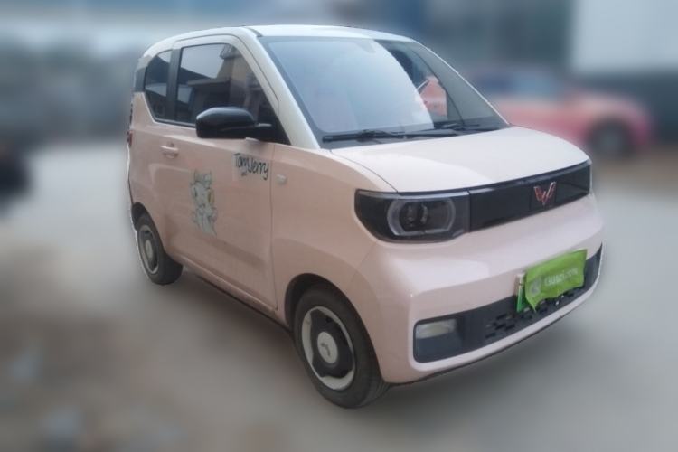 Used Wuling Hongguang MINIEV 2021 Macaron Premium Model – Lithium Iron Phosphate Front Right 45 Deg