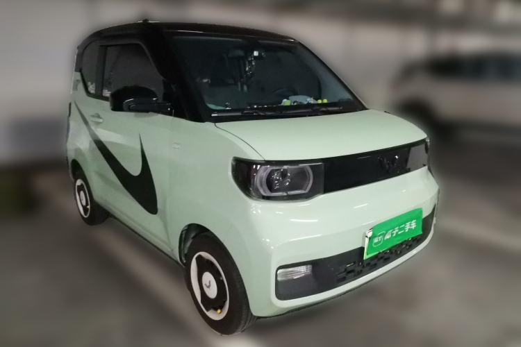 Used Wuling Hongguang MINIEV 2021 Macaron Fashion Model Lithium Iron Phosphate Front Right 45 Deg
