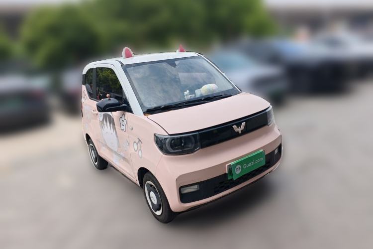 Used Wuling Hongguang MINIEV 2021 Macaron Fashion Model Lithium Iron Phosphate Front Right 45 Deg
