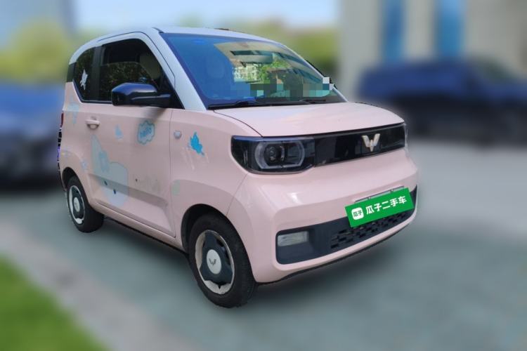 Used Wuling Hongguang MINIEV 2021 Macaron Premium Model – Lithium Iron Phosphate Front Right 45 Deg