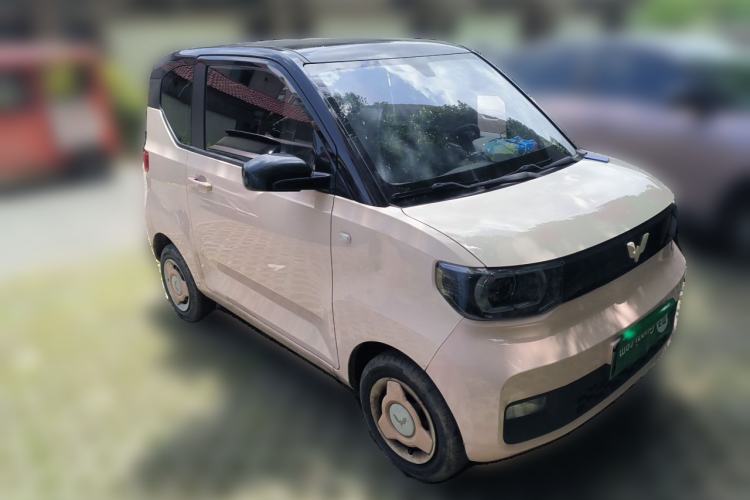 Used Wuling Hongguang MINIEV 2021 Macaron Fashion Model Lithium Iron Phosphate Front Right 45 Deg