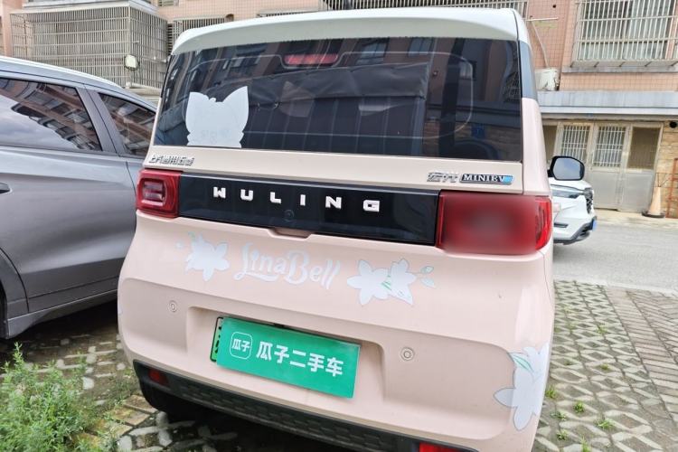 Used Wuling Hongguang MINIEV 2021 Macaron Fashion Model Lithium Iron Phosphate Rear