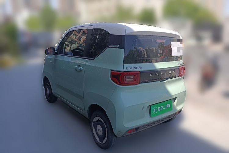 Used Wuling Hongguang MINIEV 2021 Macaron Fashion Edition Lithium-Ion Battery Rear Left 45 Deg