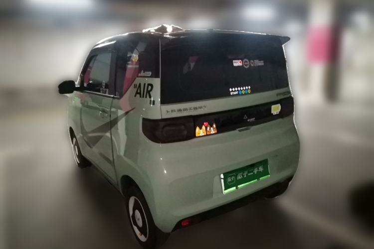 Used Wuling Hongguang MINIEV 2021 Macaron Fashion Model Lithium Iron Phosphate Rear Left 45 Deg