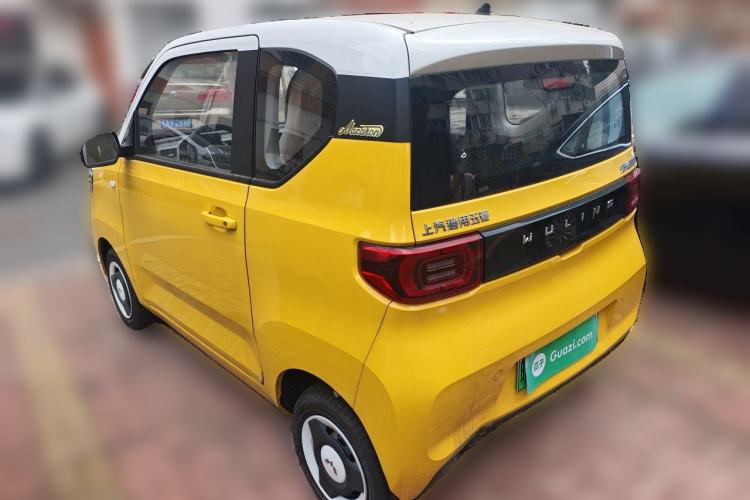 Used Wuling Hongguang MINIEV 2021 Macaron Fashion Model Lithium Iron Phosphate Rear Left 45 Deg