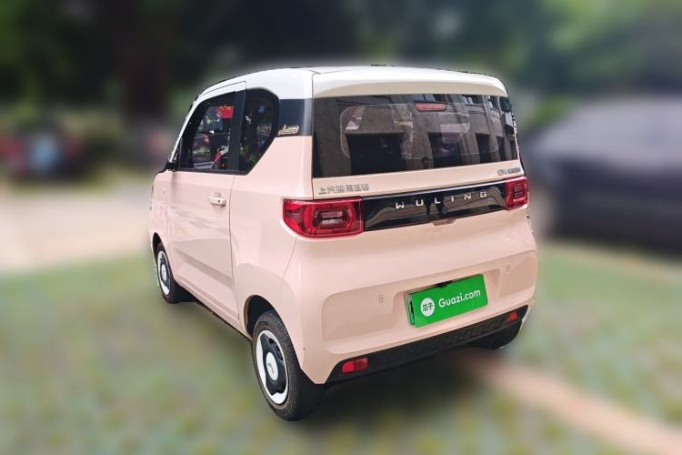 Used Wuling Hongguang MINIEV 2021 Macaron Fashion Edition Lithium-Ion Battery Rear Left 45 Deg