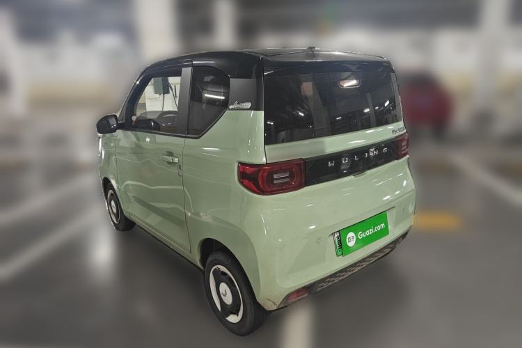 Used Wuling Hongguang MINIEV 2021 Macaron Sandwich Model 170 km Lithium Iron Phosphate Rear Left 45 Deg