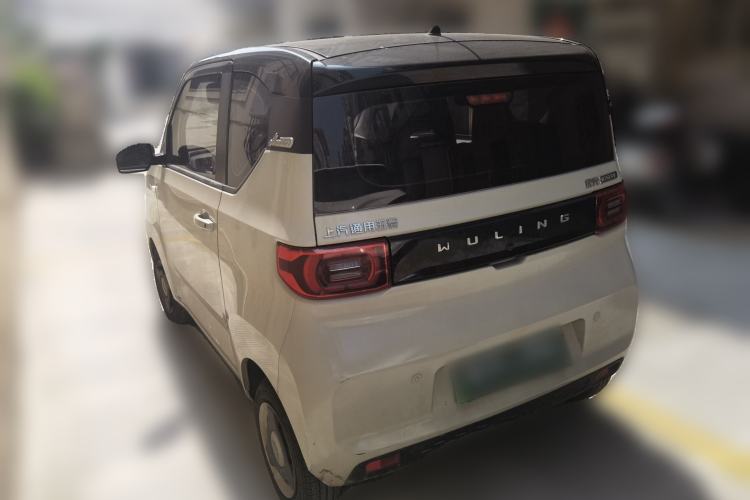 Used Wuling Hongguang MINIEV 2021 Macaron Sandwich Model 170 km Lithium Ternary Rear Left 45 Deg
