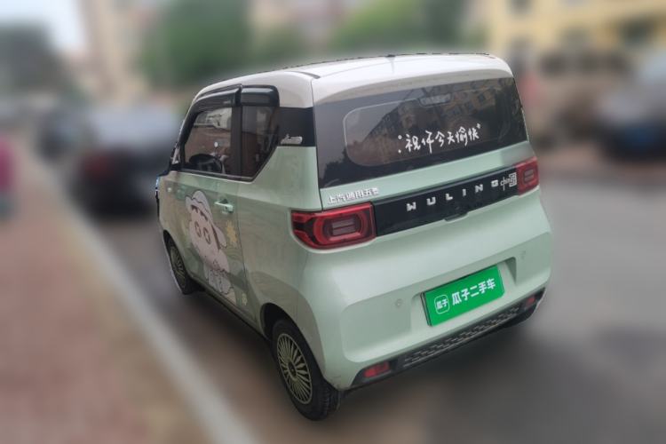 Used Wuling Hongguang MINIEV 2021 Macaron Premium Model – Lithium-NMC Rear Left 45 Deg