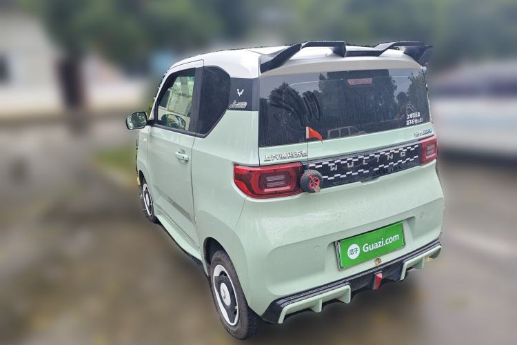 Used Wuling Hongguang MINIEV 2021 Macaron Fashion Model Lithium Iron Phosphate Rear Left 45 Deg