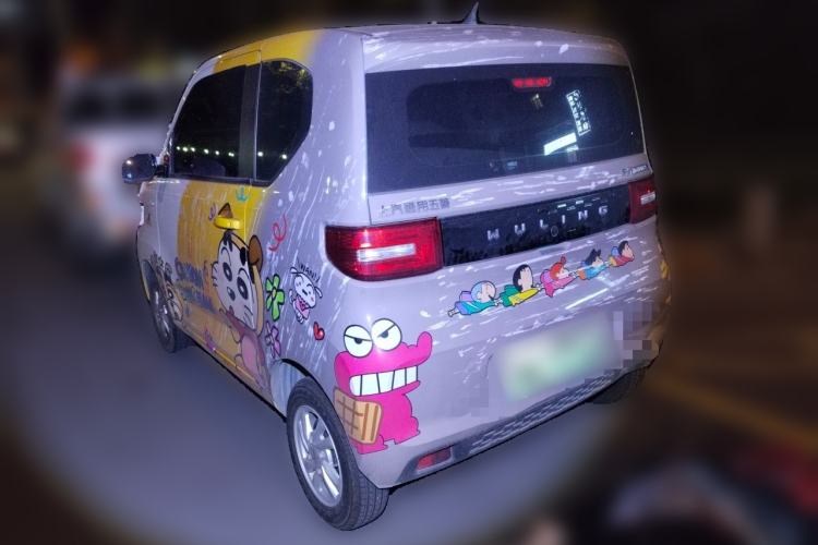 Used Wuling Hongguang MINIEV 2021 Macaron Fashion Model Lithium Iron Phosphate Rear Left 45 Deg