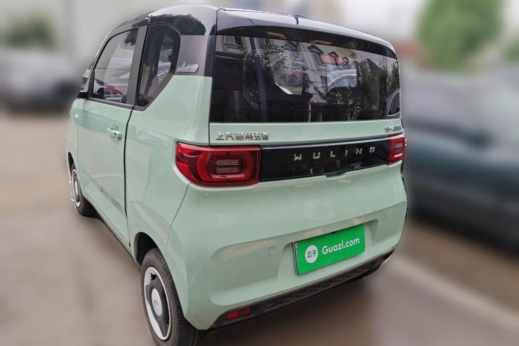 Used Wuling Hongguang MINIEV 2021 Macaron Fashion Edition Lithium-Ion Battery Rear Left 45 Deg