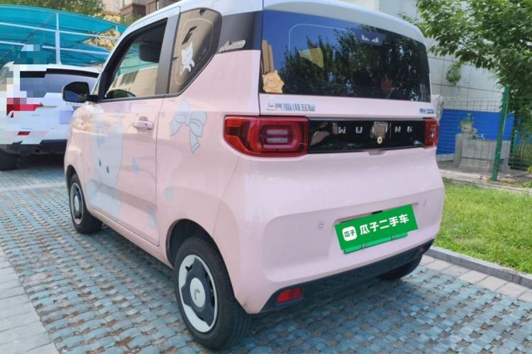 Used Wuling Hongguang MINIEV 2021 Macaron Premium Model – Lithium Iron Phosphate Rear Left 45 Deg