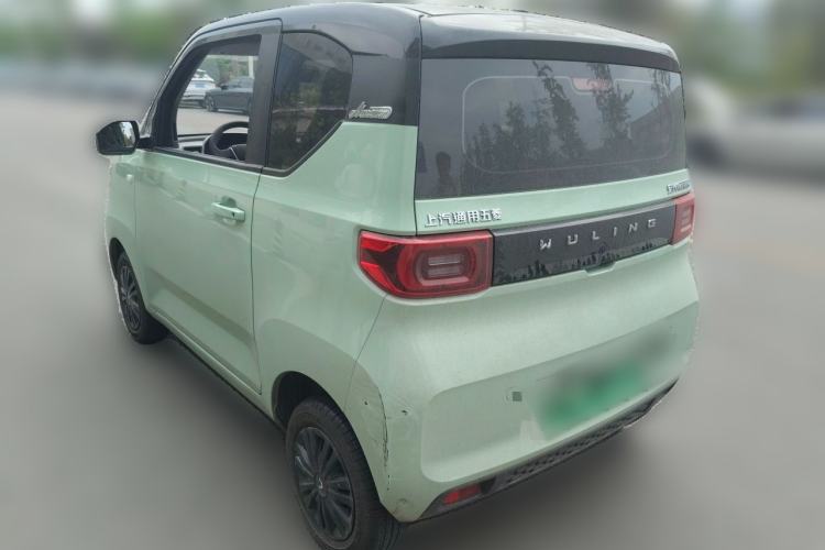 Used Wuling Hongguang MINIEV 2021 Macaron Fashion Model Lithium Iron Phosphate Rear Left 45 Deg