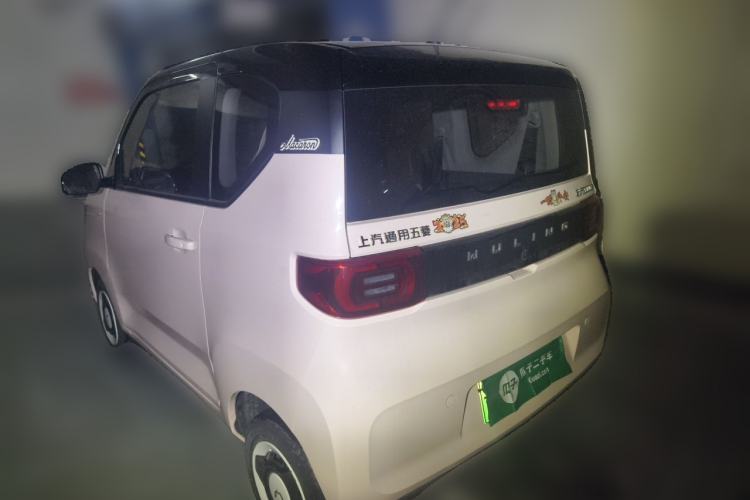 Used Wuling Hongguang MINIEV 2021 Macaron Fashion Model Lithium Iron Phosphate Rear Left 45 Deg