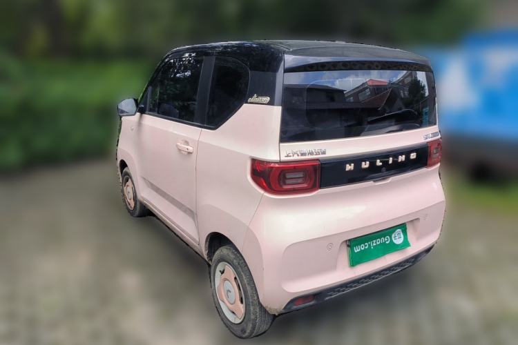 Used Wuling Hongguang MINIEV 2021 Macaron Fashion Model Lithium Iron Phosphate Rear Left 45 Deg