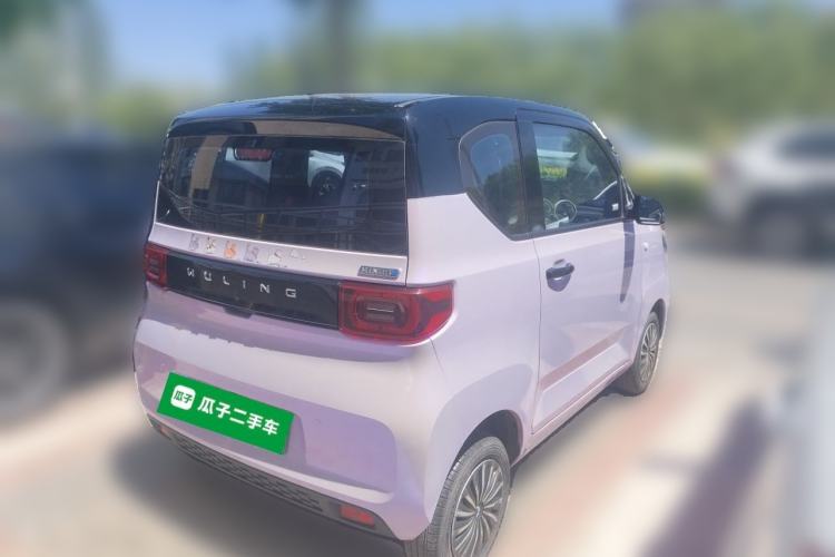 Used Wuling Hongguang MINIEV 2021 Macaron Fashion Model Lithium Iron Phosphate Rear Right 45 Deg