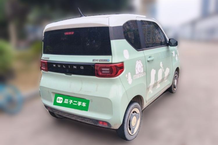 Used Wuling Hongguang MINIEV 2021 Macaron Fashion Model Lithium Iron Phosphate Rear Right 45 Deg