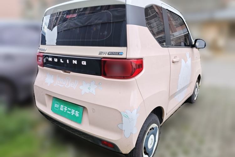 Used Wuling Hongguang MINIEV 2021 Macaron Fashion Model Lithium Iron Phosphate Rear Right 45 Deg