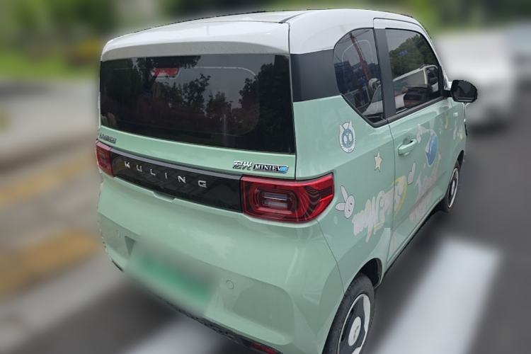 Used Wuling Hongguang MINIEV 2021 Macaron Fashion Model Lithium Iron Phosphate Rear Right 45 Deg