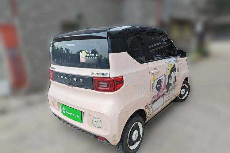 Used Wuling Hongguang MINIEV 2021 Macaron Sandwich Model 170 km Lithium Iron Phosphate Rear Right 45 Deg