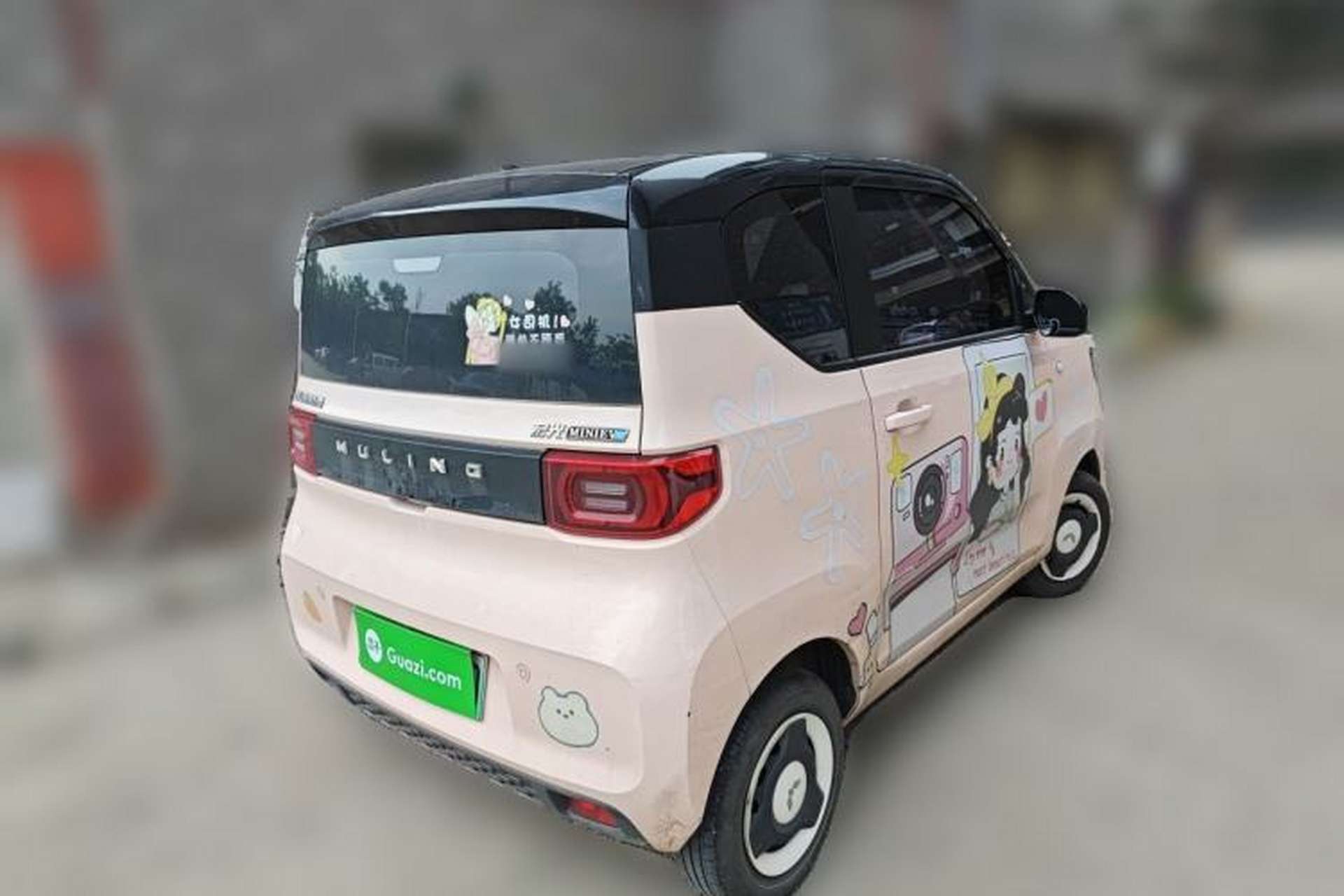 Used Wuling Hongguang MINIEV 2021 Macaron Sandwich Model 170 km Lithium Iron Phosphate Rear Right 45 Deg