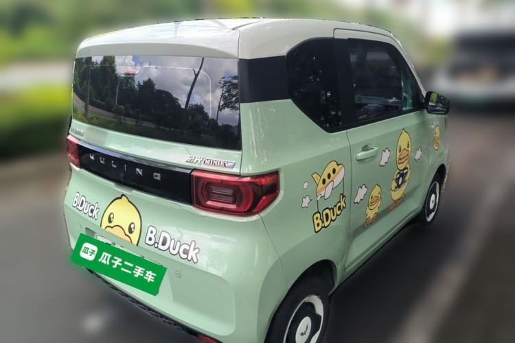 Used Wuling Hongguang MINIEV 2021 Macaron Fashion Model Lithium Iron Phosphate Rear Right 45 Deg