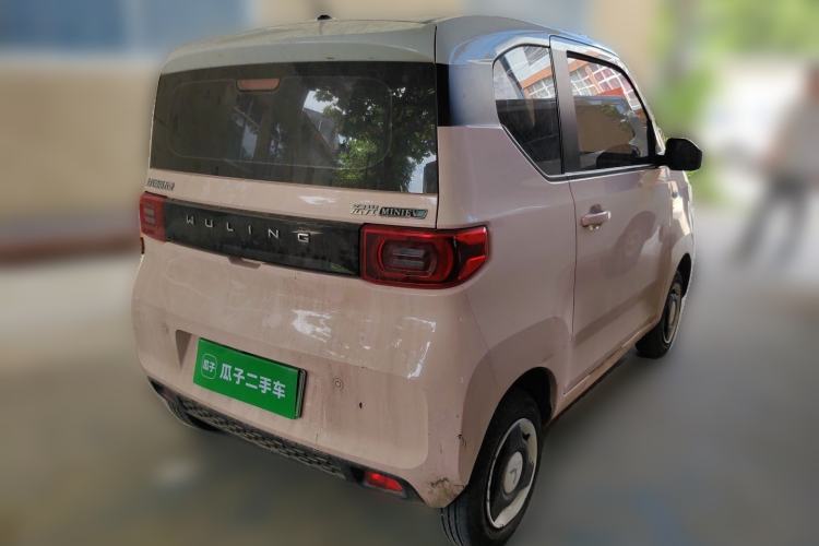 Used Wuling Hongguang MINIEV 2021 Macaron Fashion Model Lithium Iron Phosphate Rear Right 45 Deg