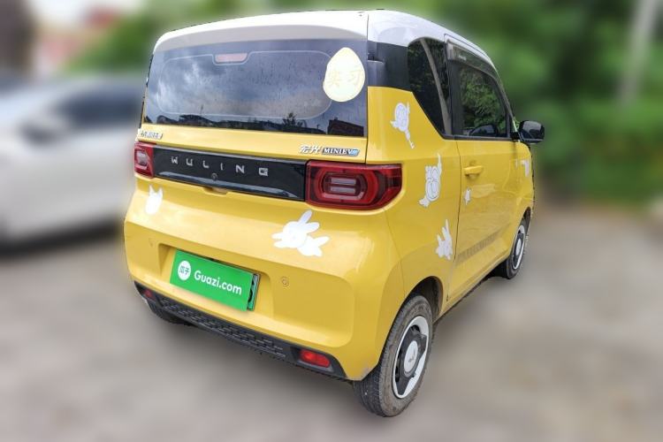 Used Wuling Hongguang MINIEV 2021 Macaron Premium Model – Lithium-NMC Rear Right 45 Deg