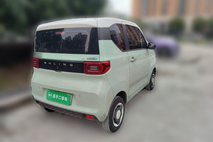 Used Wuling Hongguang MINIEV 2021 Macaron Fashion Model Lithium Iron Phosphate Rear Right 45 Deg