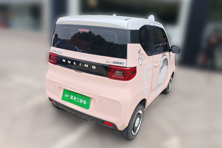 Used Wuling Hongguang MINIEV 2021 Macaron Fashion Model Lithium Iron Phosphate Rear Right 45 Deg