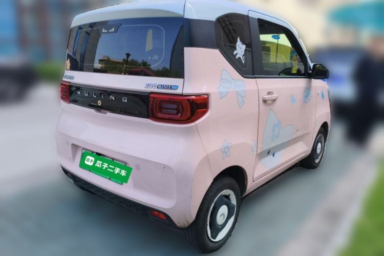 Used Wuling Hongguang MINIEV 2021 Macaron Premium Model – Lithium Iron Phosphate Rear Right 45 Deg