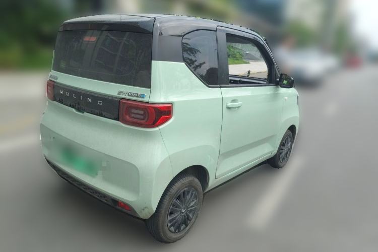 Used Wuling Hongguang MINIEV 2021 Macaron Fashion Model Lithium Iron Phosphate Rear Right 45 Deg