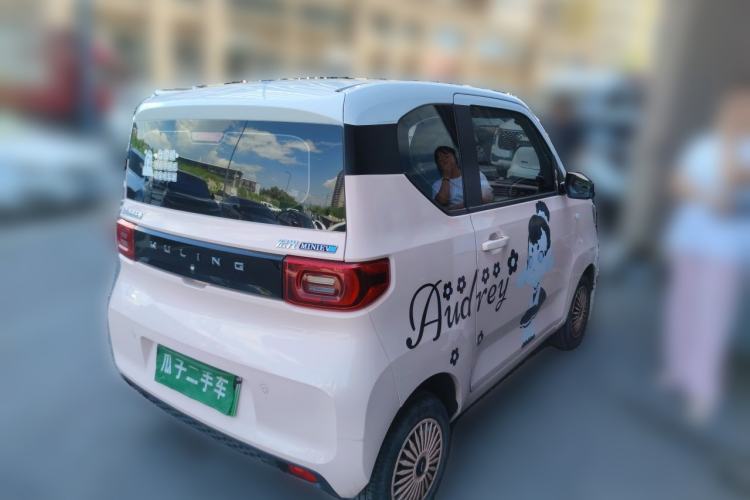 Used Wuling Hongguang MINIEV 2021 Macaron Premium Model – Lithium Iron Phosphate Rear Right 45 Deg