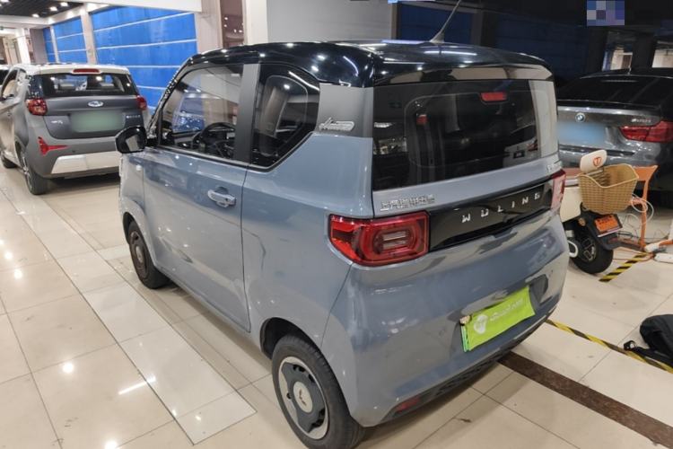 Used Wuling Hongguang MINIEV 2021 Macaron Premium Model – Lithium Iron Phosphate Rear Left 45 Deg