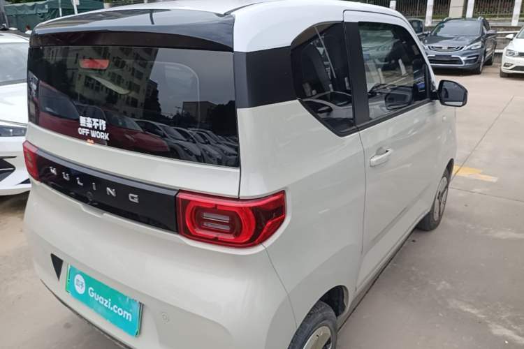Used Wuling Hongguang MINIEV 2021 Macaron Fashion Edition Lithium-Ion Battery Rear Right 45 Deg