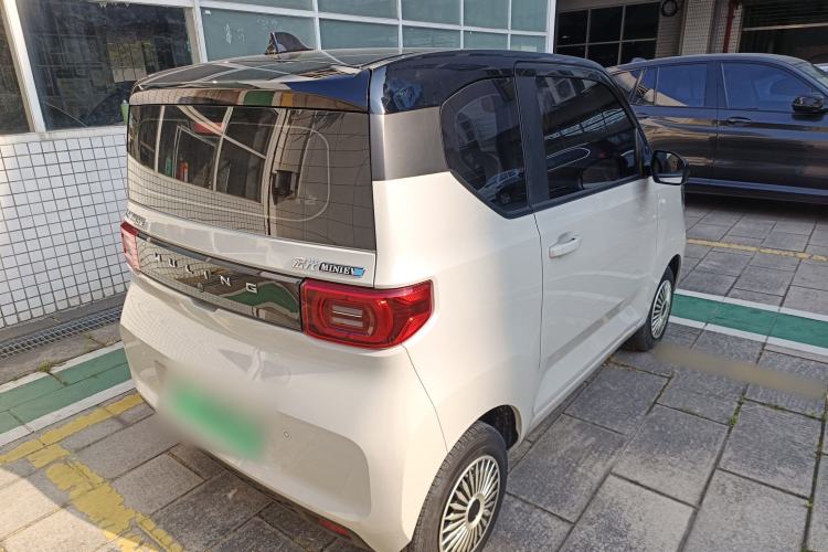 Used Wuling Hongguang MINIEV 2021 Macaron Fashion Model Lithium Iron Phosphate Rear Right 45 Deg
