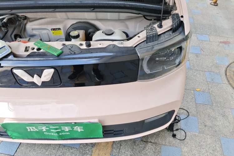 Used Wuling Hongguang MINIEV 2021 Macaron Premium Model – Lithium Iron Phosphate Engine Bay Left