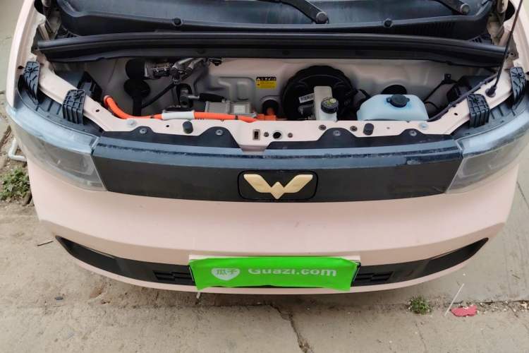 Used Wuling Hongguang MINIEV 2021 Macaron Premium Model – Lithium Iron Phosphate Engine Bay