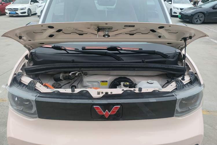 Used Wuling Hongguang MINIEV 2021 Macaron Premium Model – Lithium Iron Phosphate Engine Bay