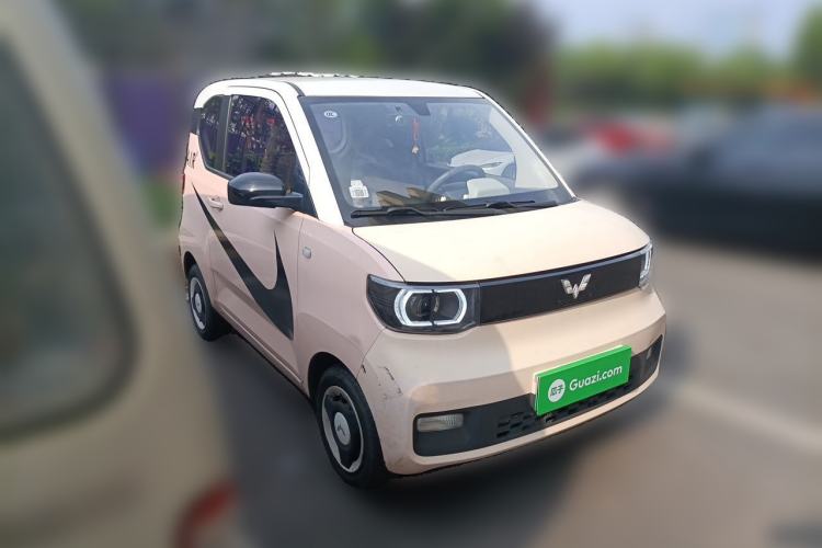 Used Wuling Hongguang MINIEV 2021 Macaron Fashion Edition Lithium-Ion Battery Front Right 45 Deg
